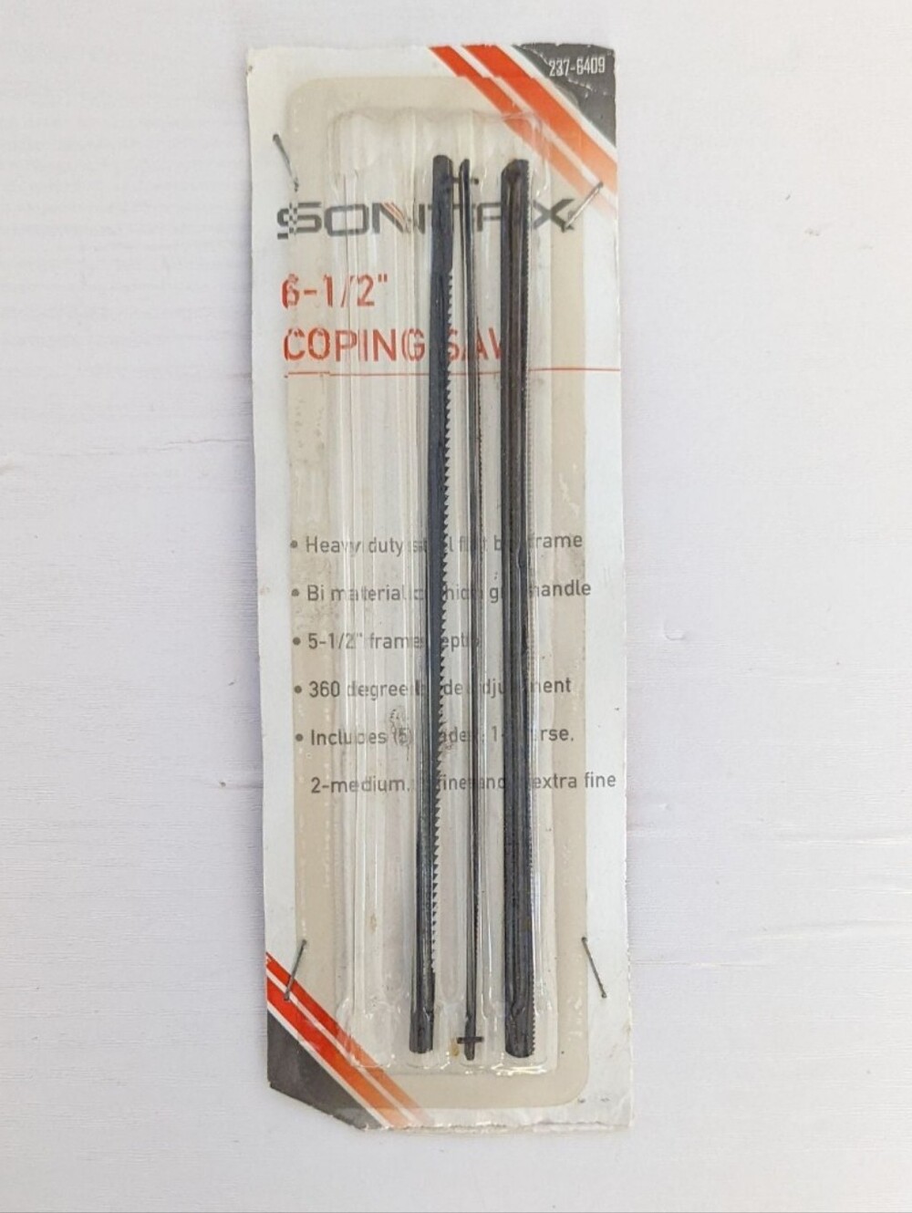 Sontax 6-1/2" Coping Saw Blades Replacement Pack